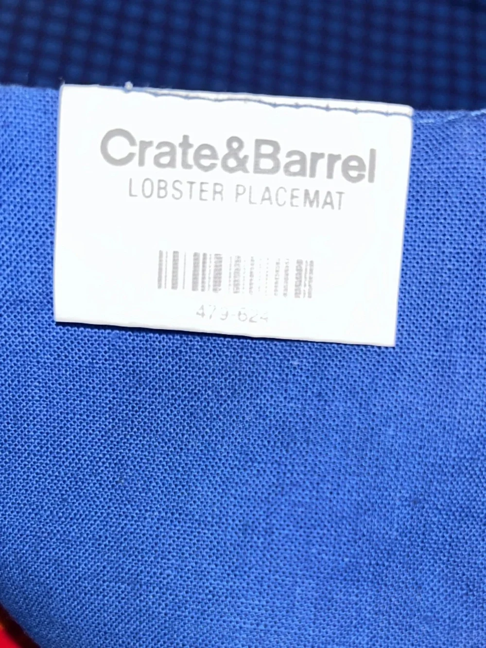 Crate & Barrel Lobster Placemats set 8 Hello Summer